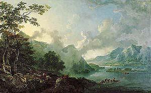George Barret View of Windermere Lake Germany oil painting art